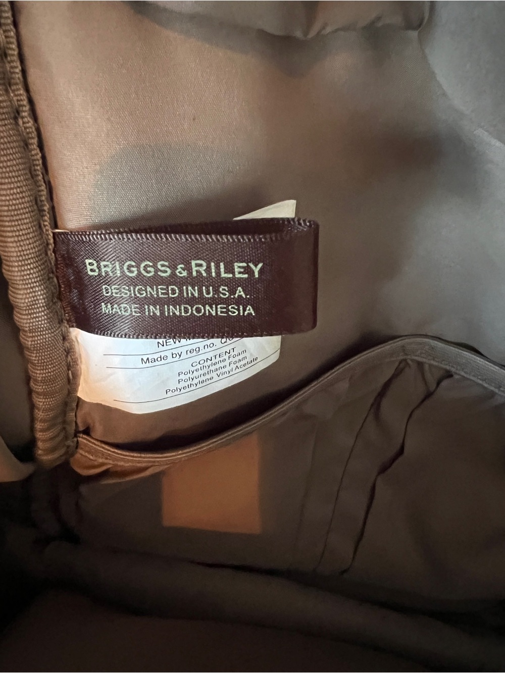 Briggs & Riley Black Slim Backpack - Picture 8 of 11